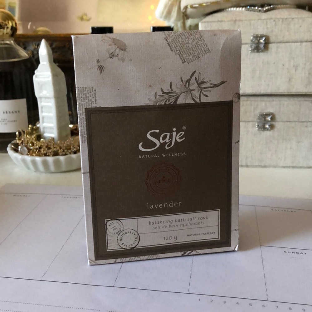 Saje lavender bath salts !